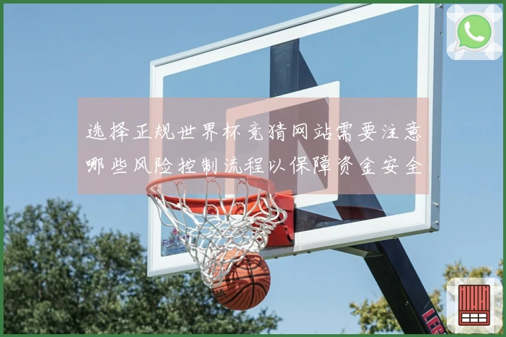选择正规世界杯竞猜网站需要注意哪些风险控制流程以保障资金安全